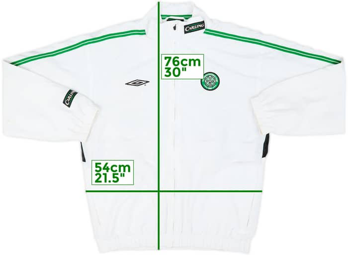 2004-05 Celtic Umbro Track Jacket - 9/10 - (M)