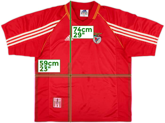 1998-99 Benfica Home Shirt - 6/10 - (L)