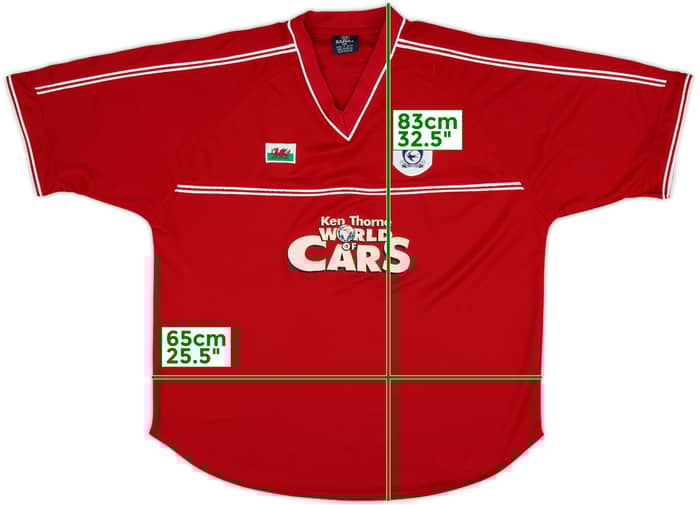 2001-02 Cardiff Away Shirt - 8/10 - (XXL)