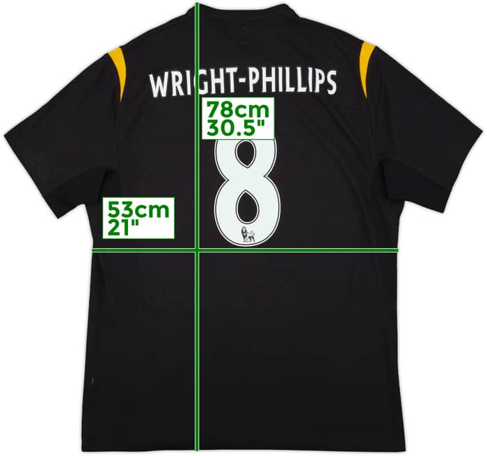 2009-10 Manchester City Away Shirt Wright-Phillips #8 (L)