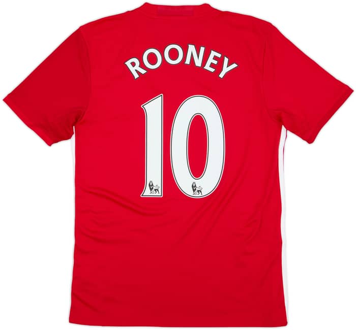 2016-17 Manchester United Home Shirt Rooney #10 (S)