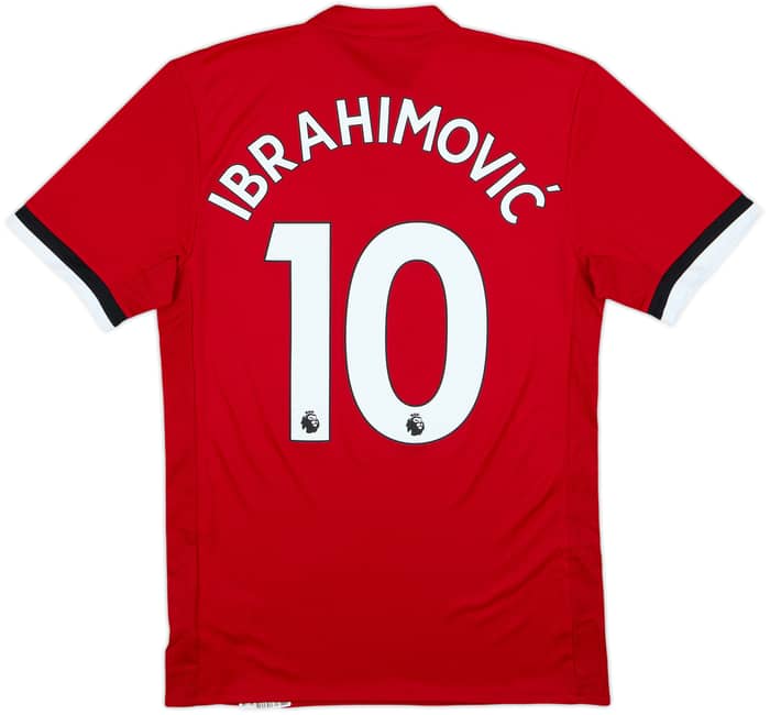 2017-18 Manchester United Home Shirt Ibrahimovic #10 (S)