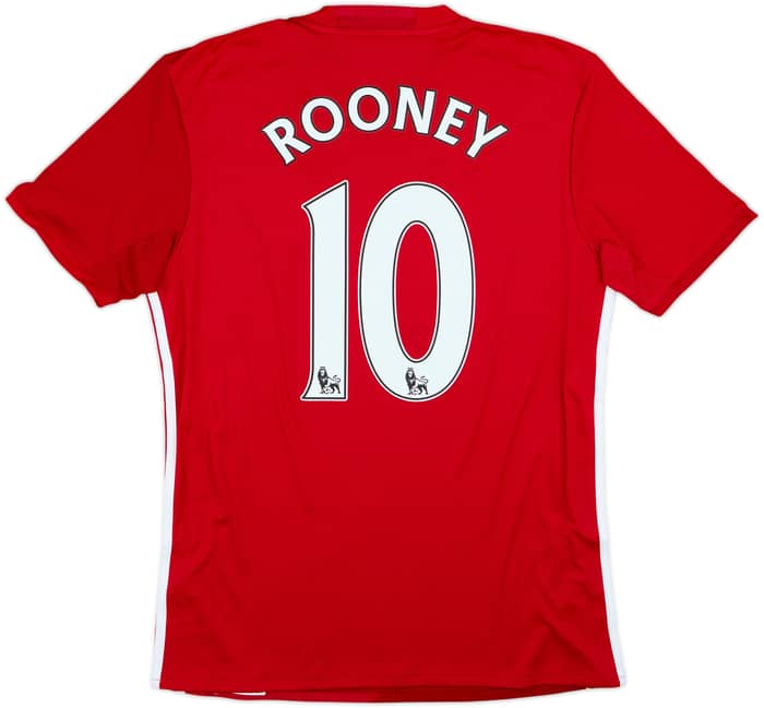 2016-17 Manchester United Home Shirt Rooney #10 (S)