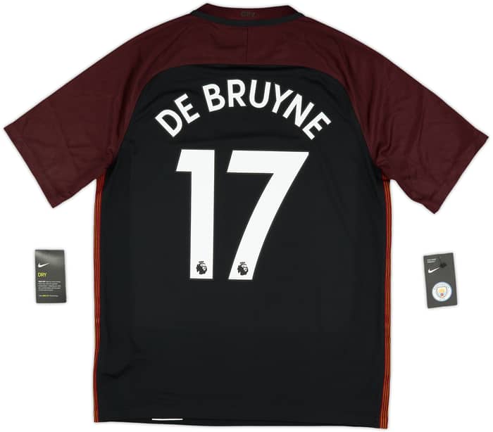 2016-17 Manchester City Away Shirt De Bruyne #17 (M)