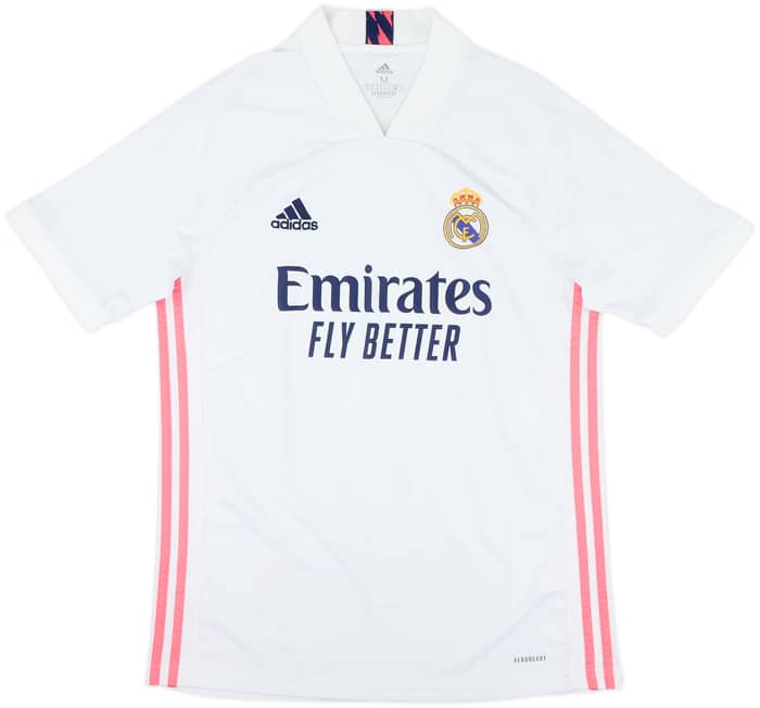 2020-21 Real Madrid Home Shirt Sergio Ramos #4 - 7/10 - (M)