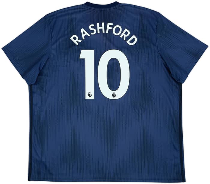 2018-19 Manchester United Third Shirt Rashford #10 - 9/10 - (3XL)