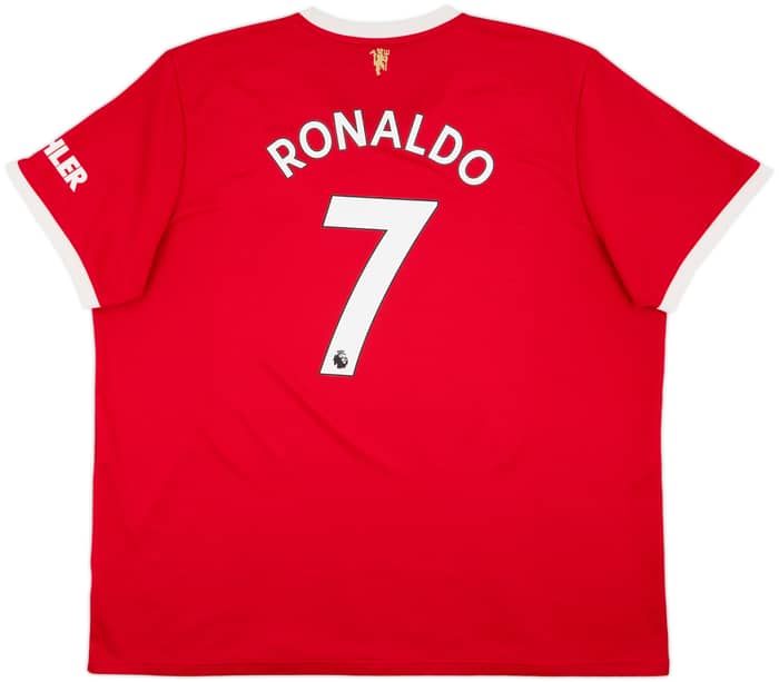 2021-22 Manchester United Home Shirt Ronaldo #7 - 9/10 - (3XL)