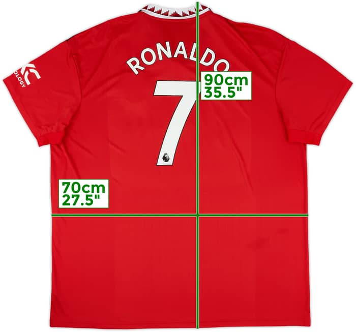 2022-23 Manchester United Home Shirt Ronaldo #7 - 9/10 - (3XL)