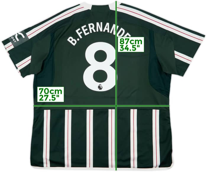 2023-24 Manchester United Away Shirt B.Fernandes #8 - 10/10 - (3XL)