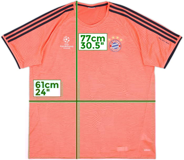 2015-16 Bayern Munich adidas CL Training Shirt - 5/10 - (XL)