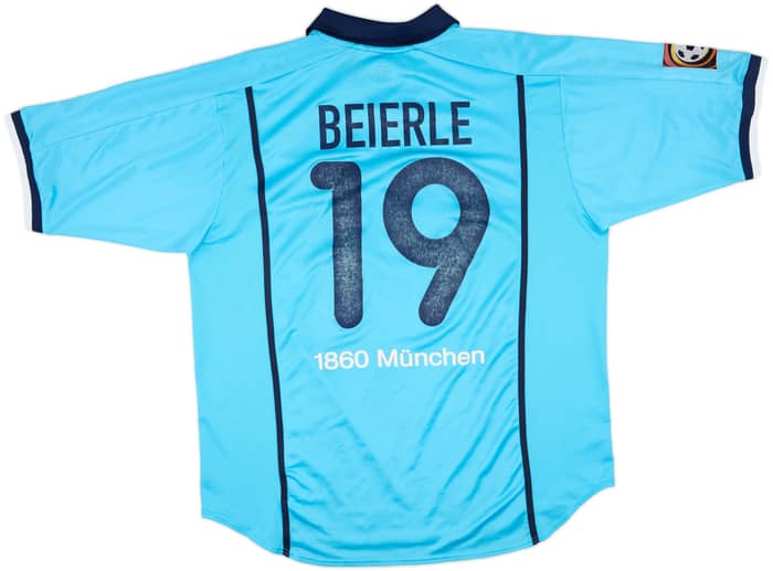 2000-01 1860 Munich Match Issue Home Shirt Beierle #19