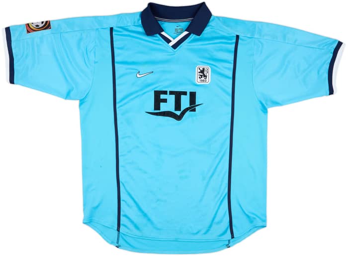 2000-01 1860 Munich Match Issue Home Shirt Beierle #19