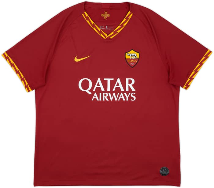 2019-20 Roma Home Shirt Dzeko #9 - 7/10 - (XXL)