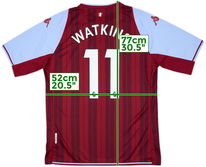 2021-22 Aston Villa Home Shirt Watkins #11 - 10/10 - (L)