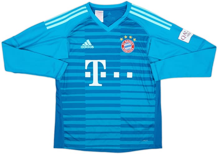 2018-19 Bayern Munich GK Shirt - 8/10 - (L.Boys)