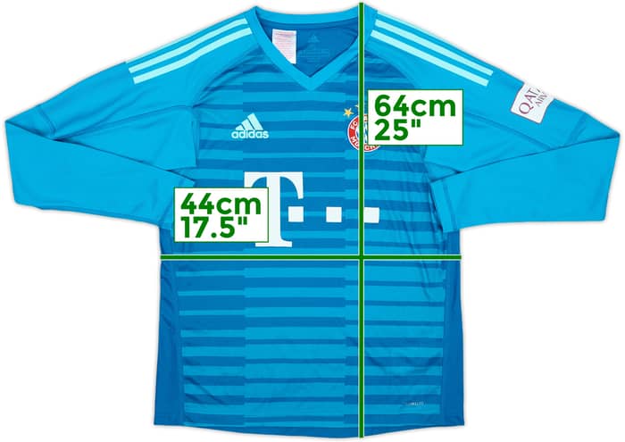 2018-19 Bayern Munich GK Shirt - 8/10 - (L.Boys)