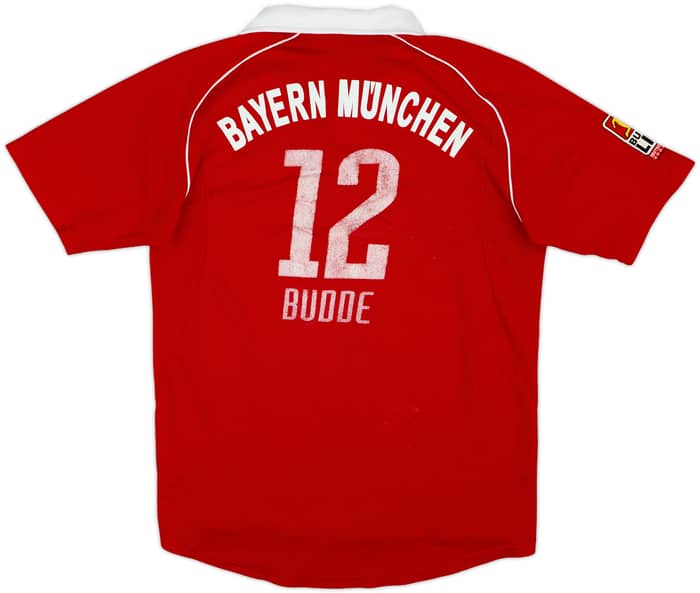 2005-06 Bayern Munich Home Shirt Budde #12 - 5/10 - (XL.Boys)