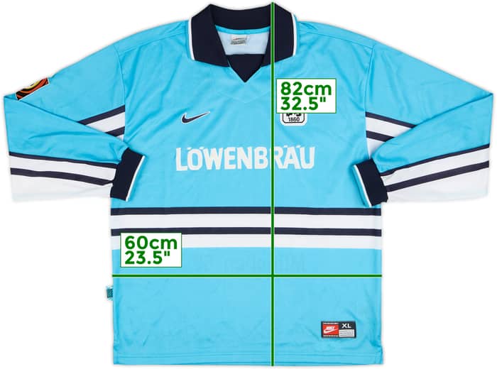 1997-98 1860 Munich Home L/S Shirt - 8/10 - (XL)