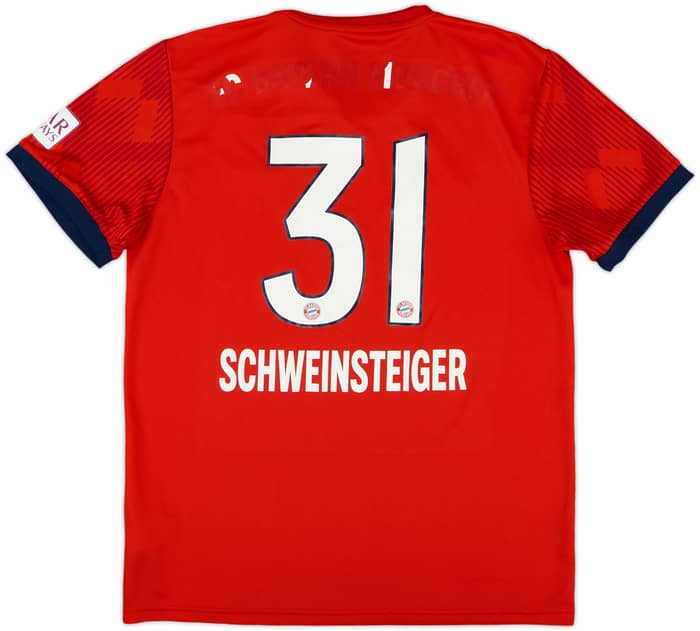 2018-19 Bayern Munich Home Shirt Schweinsteiger #31 - 4/10 - (M)