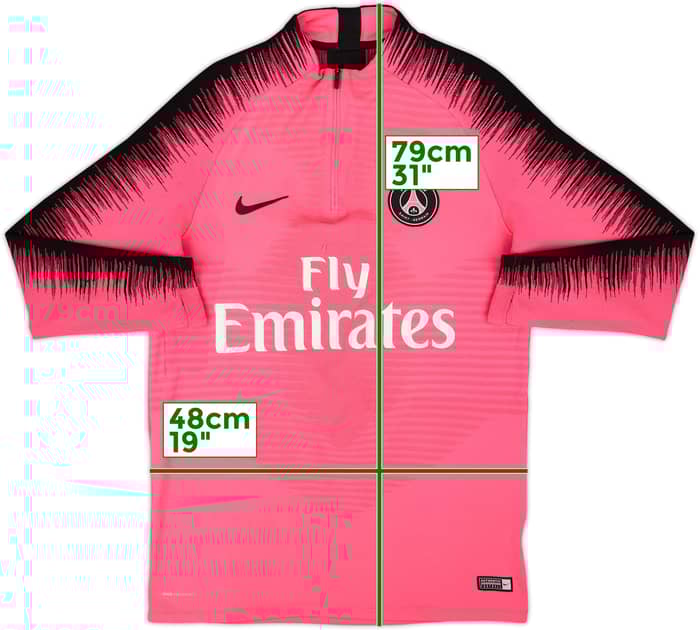 2019-20 Paris Saint-Germain Nike Vaporknit 1/4 Zip Drill Top - 5/10 - (M)