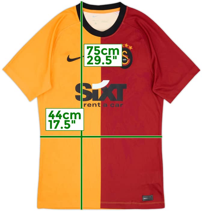 2022-23 Galatasaray Home Shirt - 7/10 - (S)