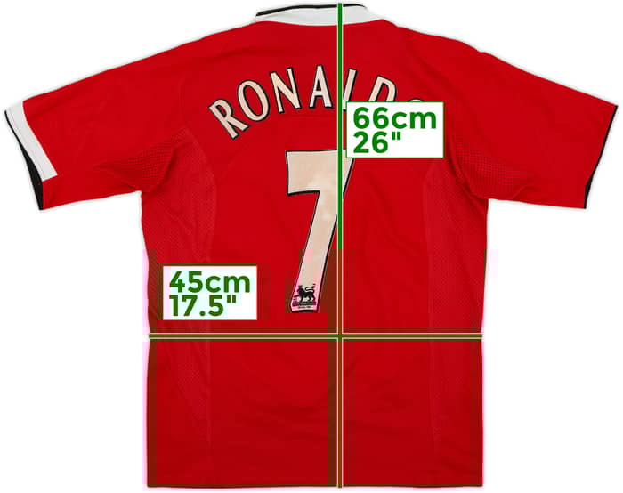 2004-06 Manchester United Camiseta Local Ronaldo #7 - 7/10 - (S)