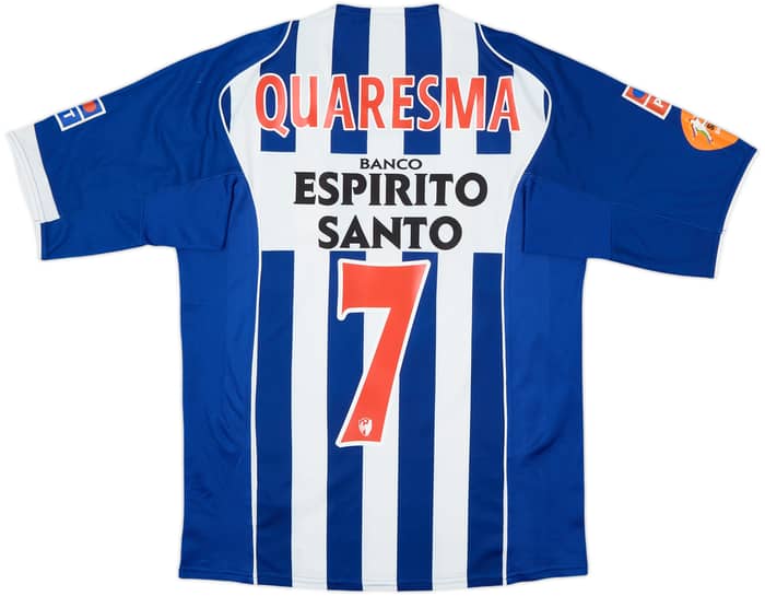 Camiseta de local del Porto 2004-05 Quaresma #7 - 6/10 - (S)