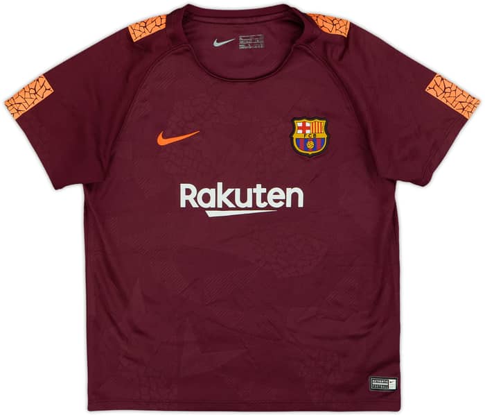 2017-18 Barcelona Third Shirt - 8/10 - (7-8 Years)