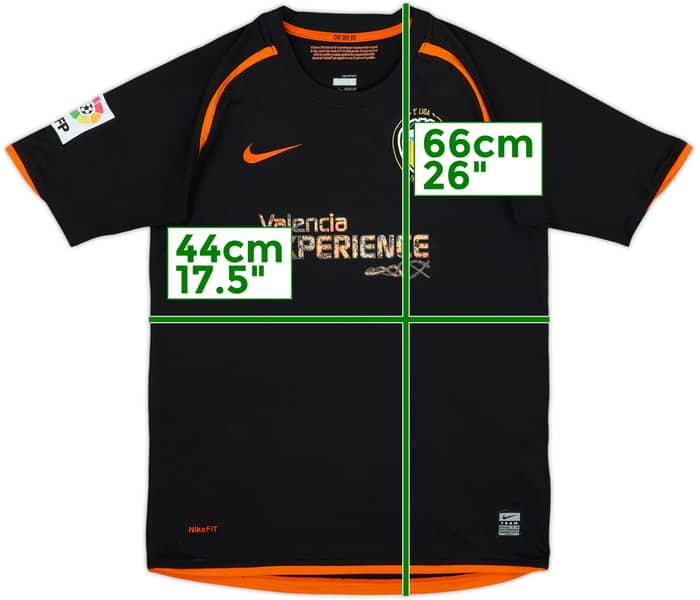 2008-09 Valencia Away Shirt - 4/10 - (L.Boys)