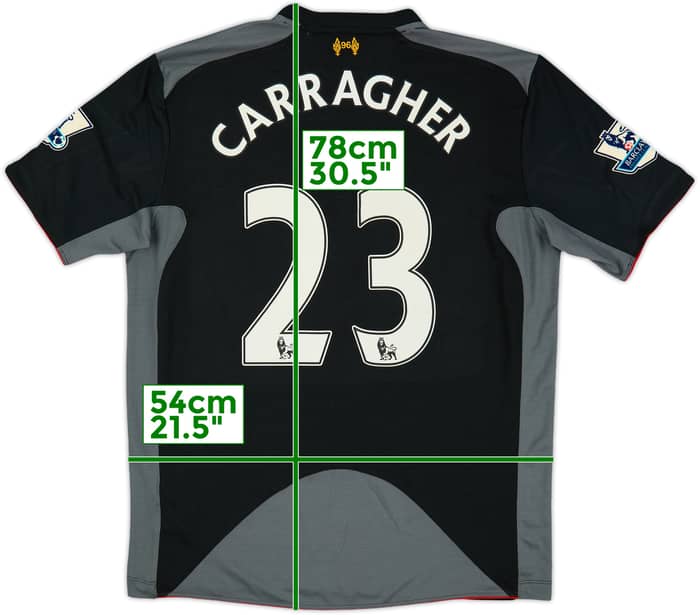 2012-13 Liverpool Away Shirt Carragher #23 - 7/10 - (L)