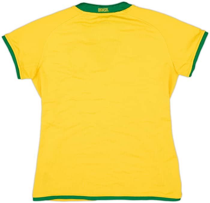 2008-10 Brazil Home Shirt - 9/10 - (Women's S)