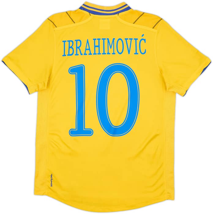 2012-13 Sweden Home Shirt Ibrahimovic #10 - 9/10 - (S)