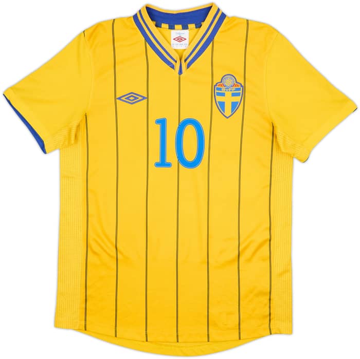 2012-13 Sweden Home Shirt Ibrahimovic #10 - 9/10 - (S)