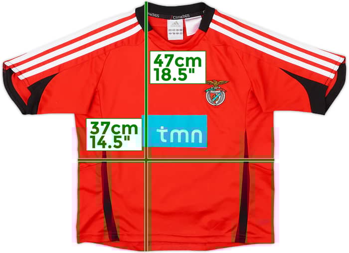 2008-09 Benfica Home Shirt - 7/10 - (6-7 Years)