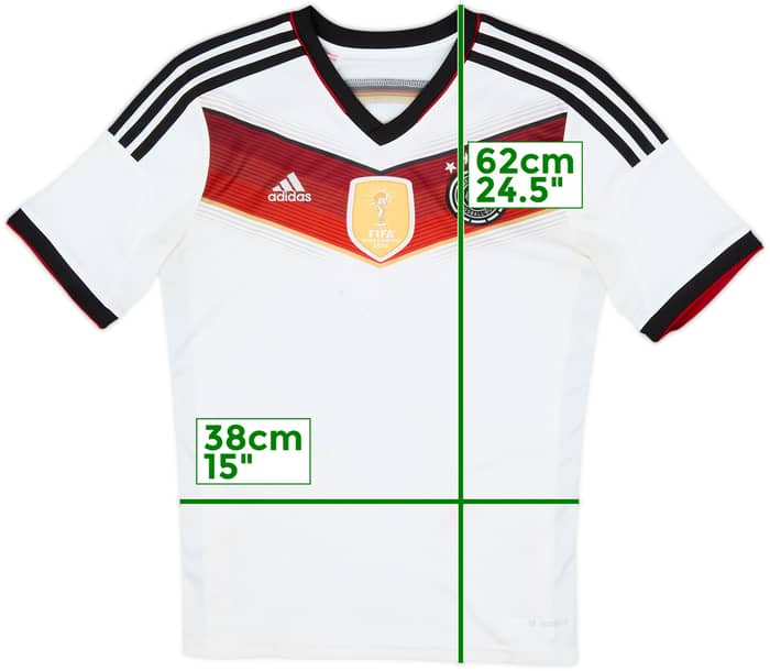 2014-15 Germany Home Shirt - 5/10 - (L.Boys)