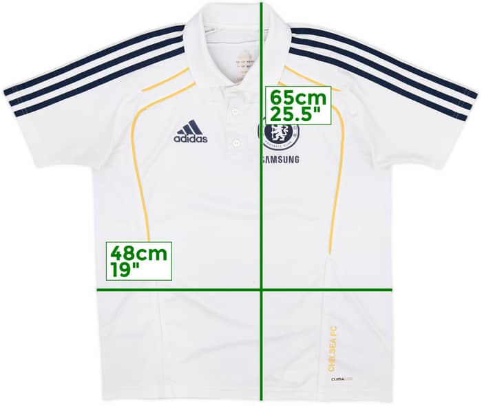 2010-11 Chelsea adidas Polo Shirt - 5/10 - (S)