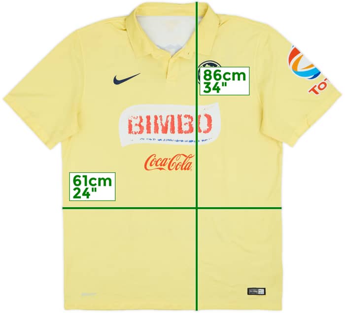 2014-15 Club America Home Shirt - 5/10 - (XL)