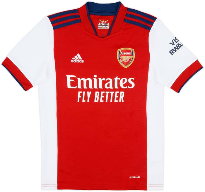 2021-22 Arsenal Home Shirt - 9/10 - (M.Boys)