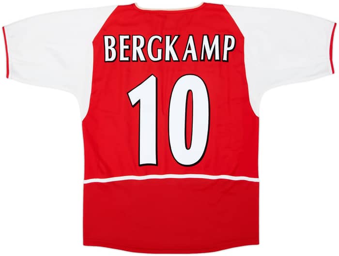 2002-04 Arsenal Home Shirt Bergkamp #10 - 7/10 - (XL.Boys)