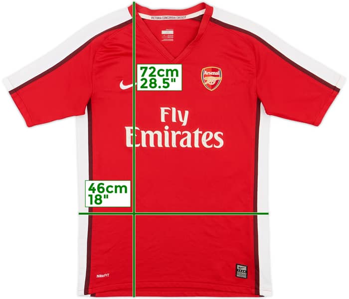 2008-10 Arsenal Home Shirt - 6/10 - (XL.Boys)