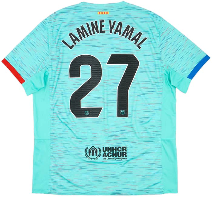 2023-24 Barcelona Third Shirt Lamine Yamal #27 - 8/10 - (XL)