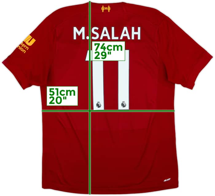 2019-20 Liverpool Home Shirt M.Salah #11 - 5/10 - (M)