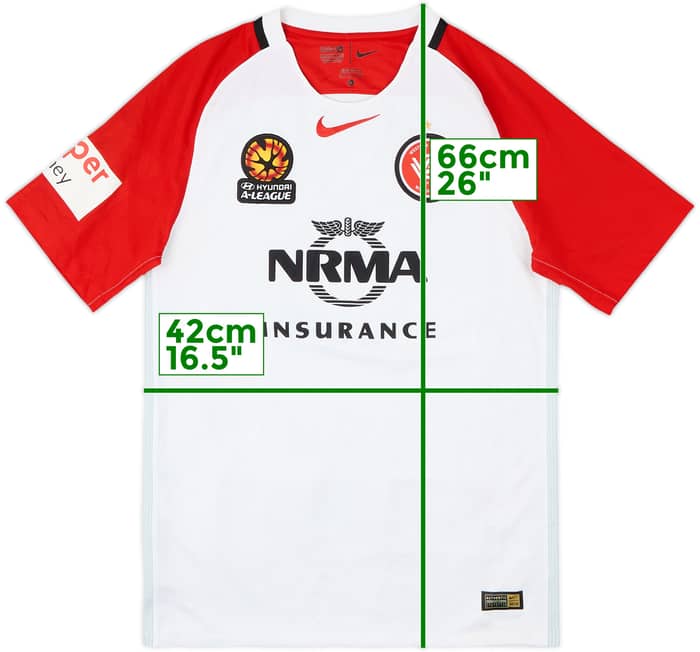 2016-17 Western Sydney Wanderers Away Shirt - 8/10 - (S)