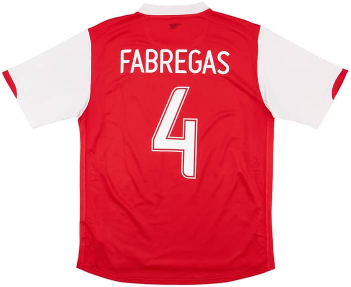 2006-08 Arsenal Home Shirt Fabregas #4 - 6/10 - (M)