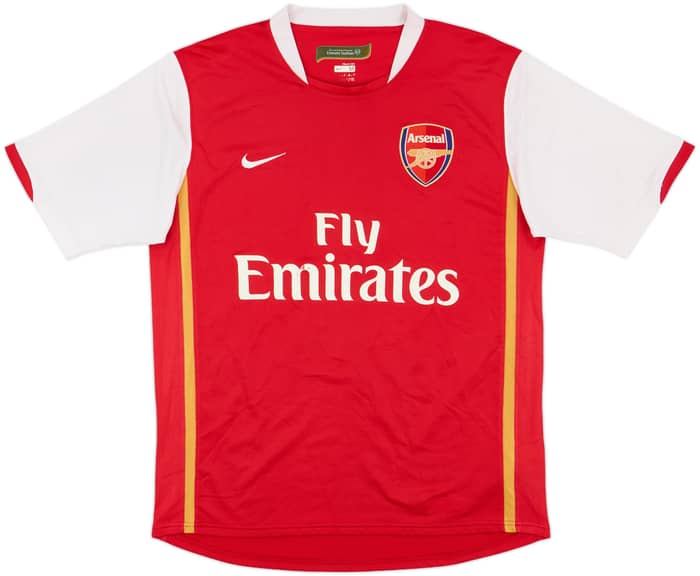2006-08 Arsenal Home Shirt Fabregas #4 - 6/10 - (M)