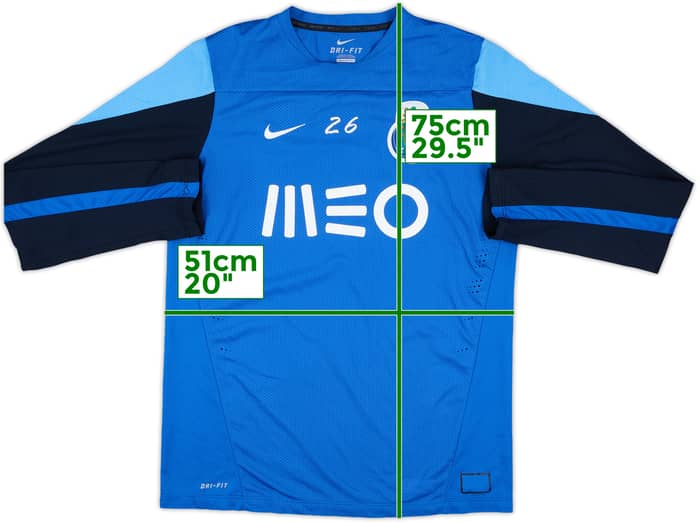 2013-14 Porto Nike Authentic Player Issue Training L/S Shirt #26 - 7/10 - (L)