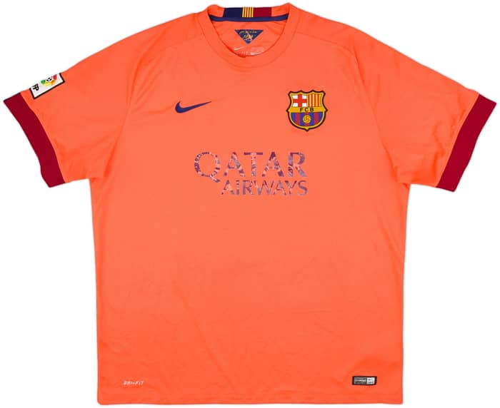 2014-15 Barcelona Away Shirt - 5/10 - (XXL)