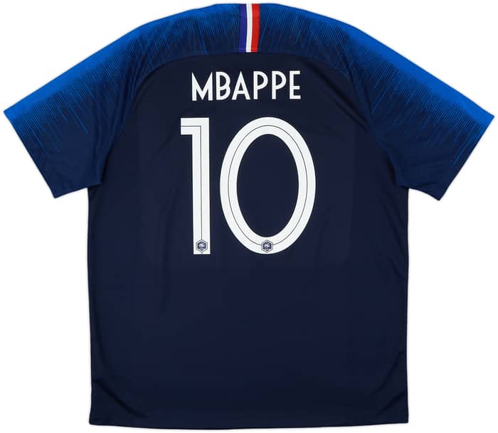 2018 France Home Shirt Mbappe #10 - 8/10 - (XL)
