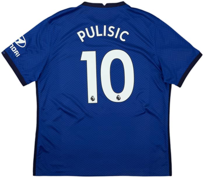 2020-21 Chelsea Home Shirt Pulisic #10 - 8/10 - (XL)
