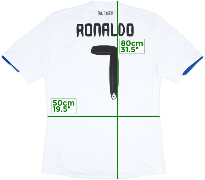 2010-11 Real Madrid Home Shirt Ronaldo #7 - 6/10 - (L)